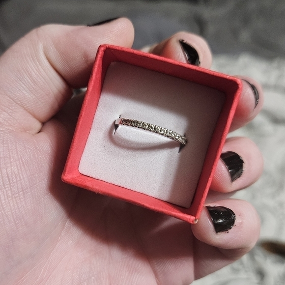 Jewelry - .925 sterling silver and CZ band!